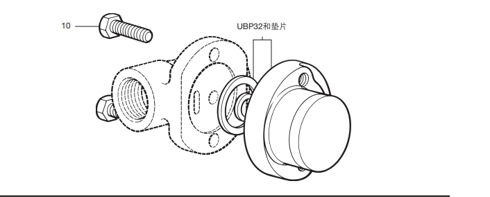 UBP32壓力平衡式熱靜力蒸汽疏水閥結(jié)構(gòu)圖