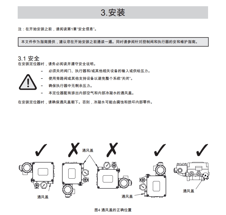 EP6防爆型定位器安裝說明