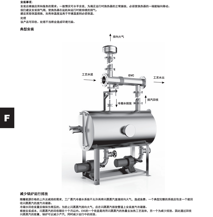 斯派莎克換熱器EVC系列安裝注意事項(xiàng)